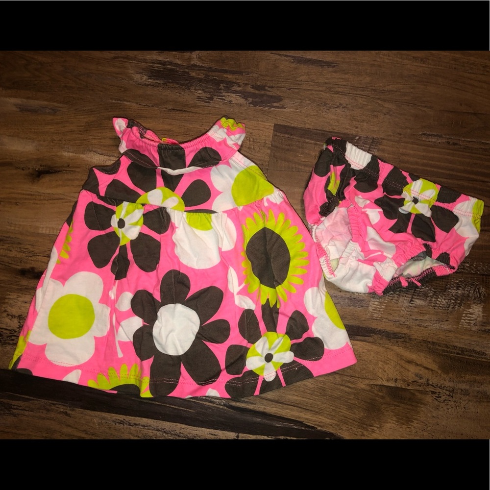 Baby Girl Sundress & Bloomers Size 3 Months